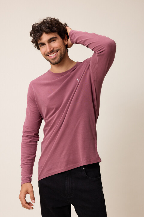 T-SHIRT M/L LEOZ POLANCO Uva