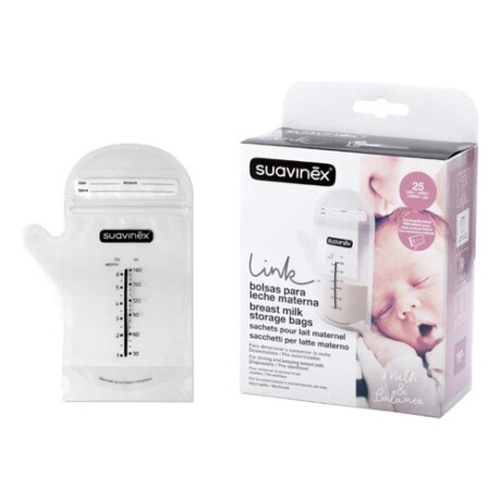 Set X 25 bolsas de almacenamiento Suavinex para leche materna Set X 25 bolsas de almacenamiento Suavinex para leche materna