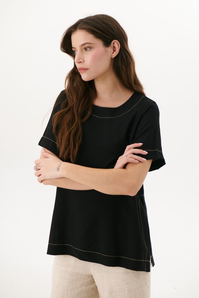 BLUSA BELLA NEGRO
