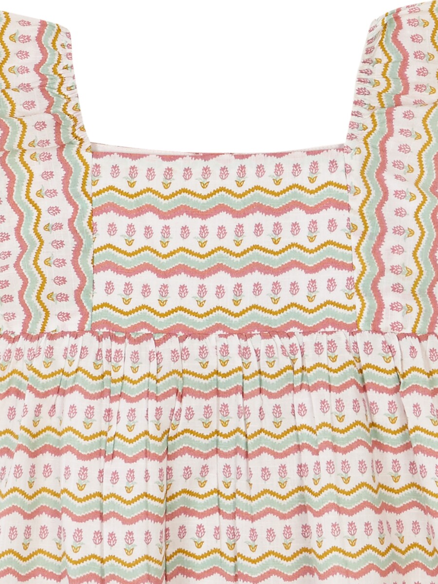 Vestito Print Ikat Piedra