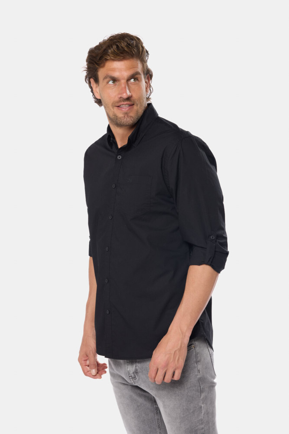 CAMISA LISA Negro
