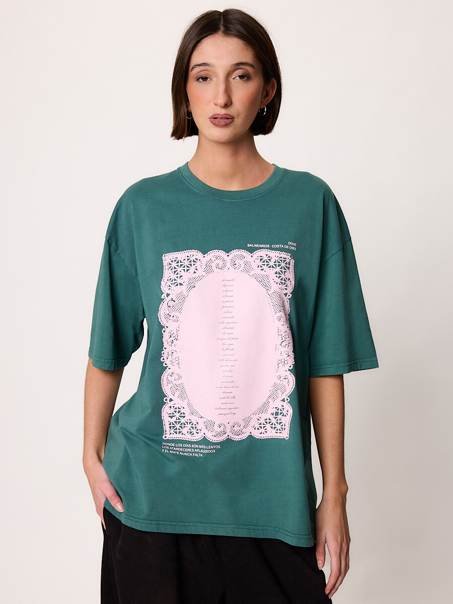 T-SHIRT M/C LOCALIDADES DIXIE Esmeralda