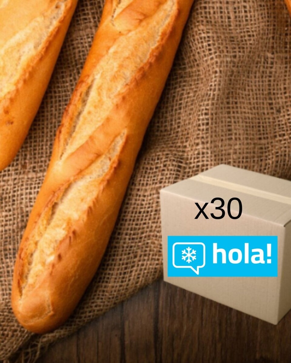 CAJA PAN FLAUTA FRANCES FRIOPAN X 30 