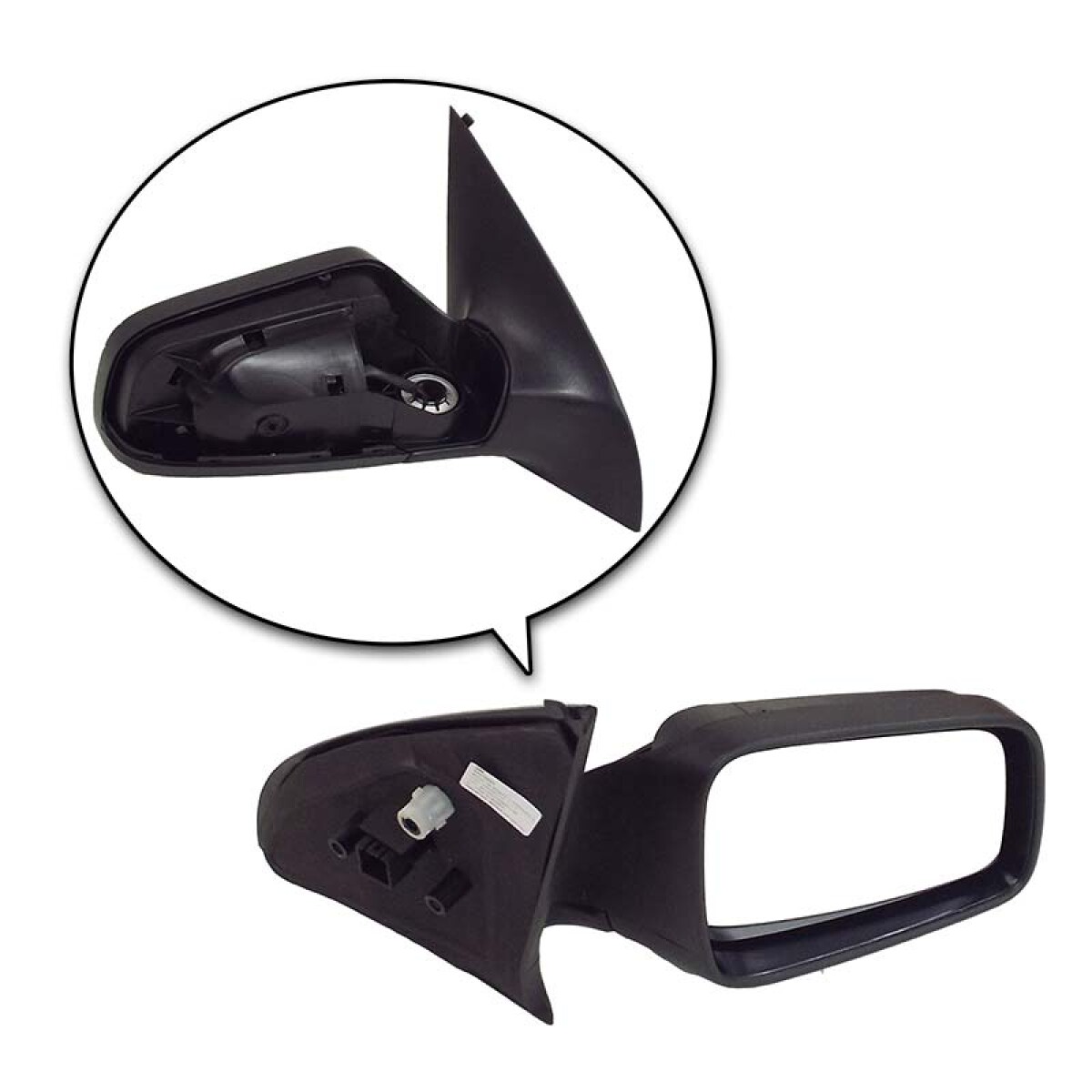 ESPEJO EXTERIOR DERECHO ELÉCTRICO BLANCO - ASTRA / VECTRA 