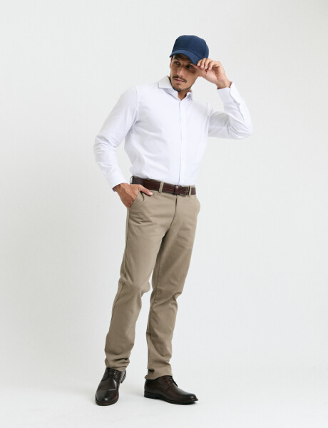 080422 PANTALÓN SPORT S/PINZAS HARRY Tostado