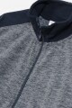 Campera combinada AZUL MARINO
