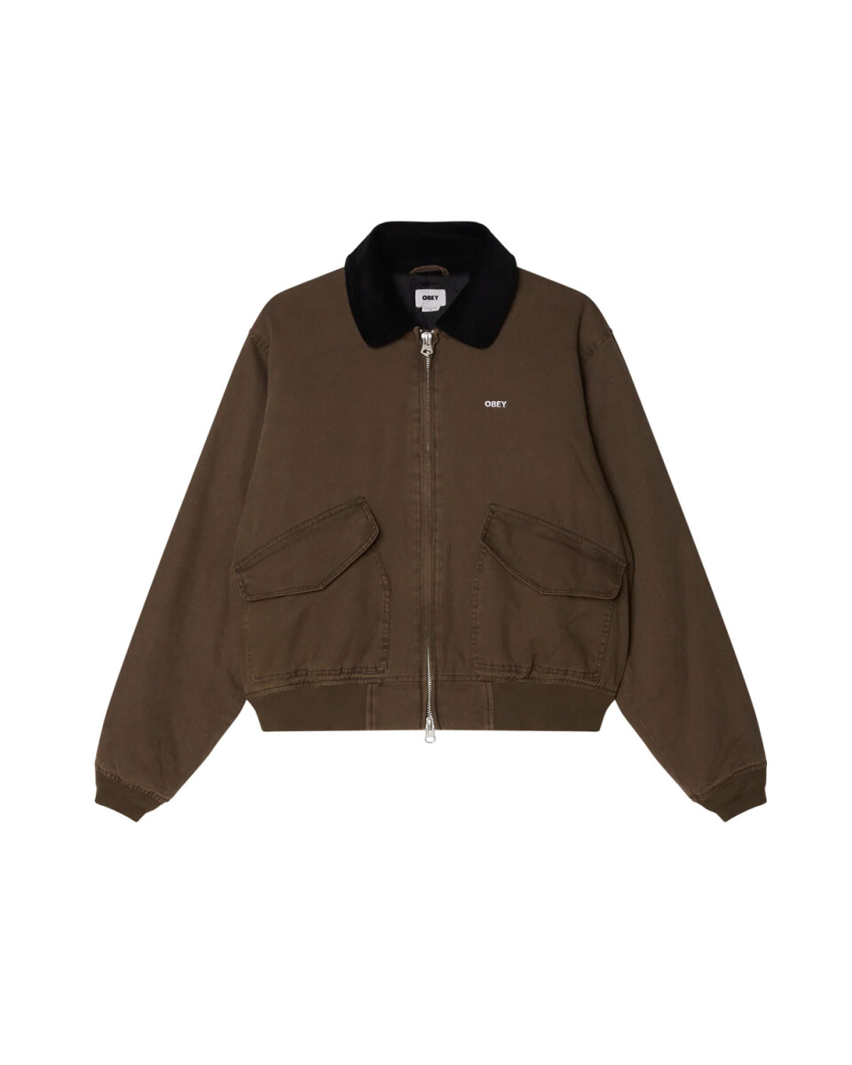 OBEY FADE WASH CWU JACKET 