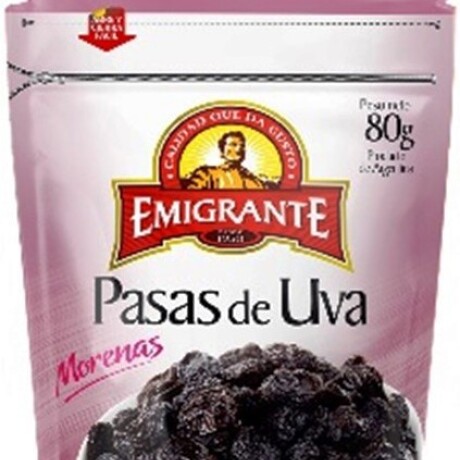 PASAS DE UVA MORENA DP 80G EL EMIGRANTE PASAS DE UVA MORENA DP 80G EL EMIGRANTE