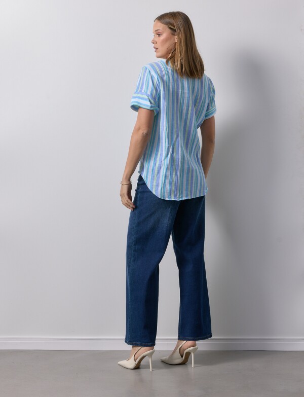 Blusa Bordado CELESTE/MULTI