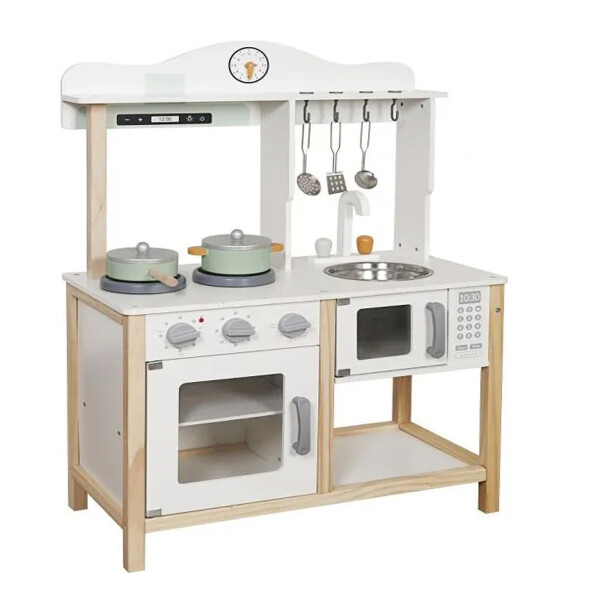 COCINA JUGUETE MADERA C MICROONDAS BLANCA COCINA JUGUETE MADERA C MICROONDAS BLANCA