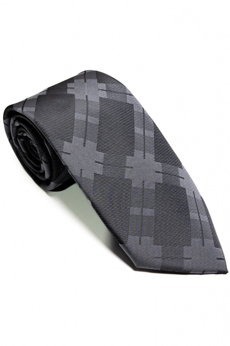 Corbata 8 cm GRIS OSCURO