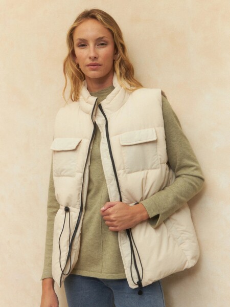 CHALECO ALLIE ROLLER CRUDO