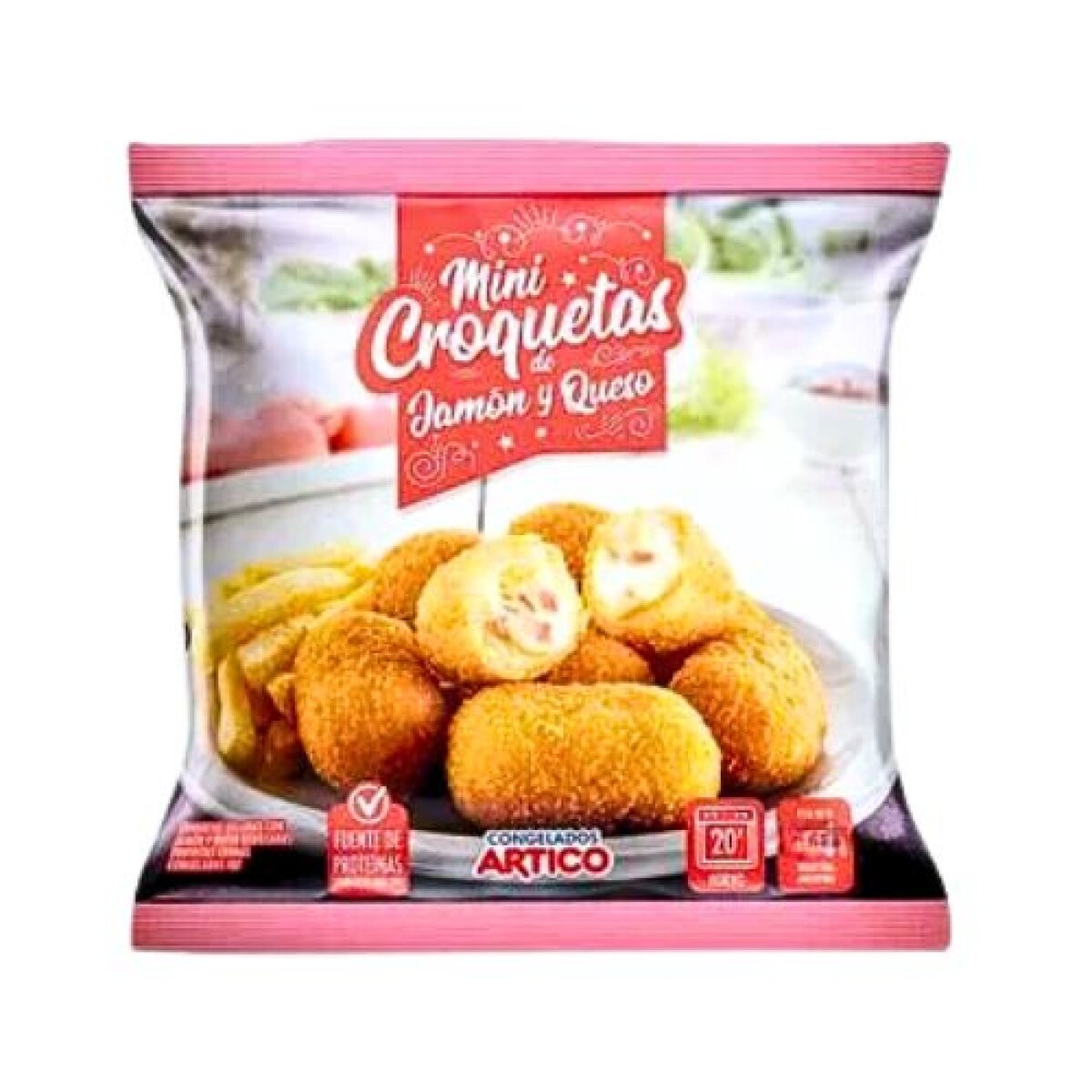 Mini croqueta de Jamón y Queso Ártico - 1 kg 