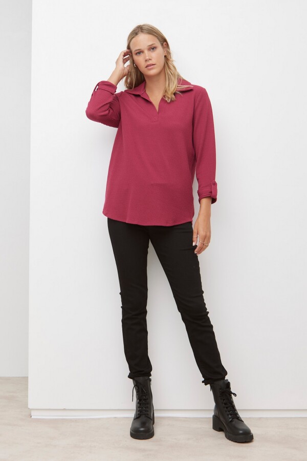 Remera Trenza FUCSIA