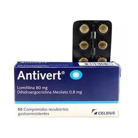 Antivert X 50 Comprimidos Antivert X 50 Comprimidos