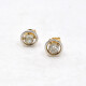 Caravanas En Oro 18K Y Brillantes Caravanas En Oro 18K Y Brillantes