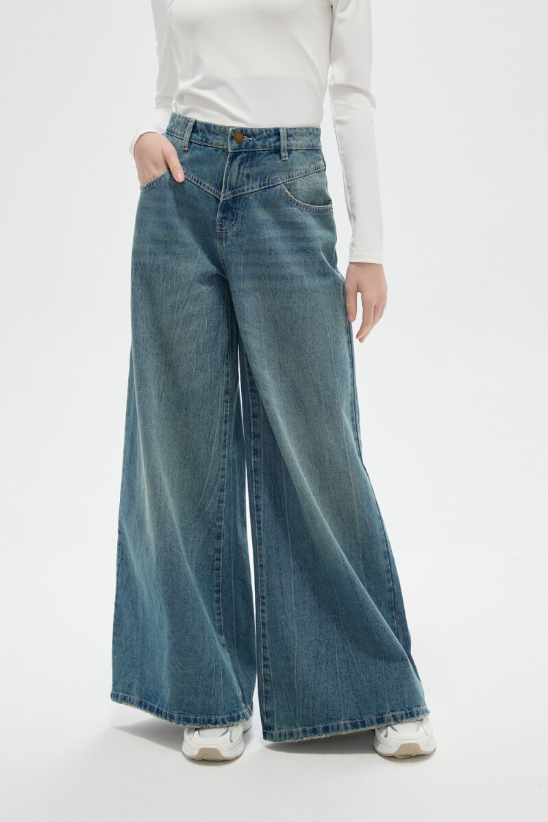 Pantalon Evara - Azul Claro 