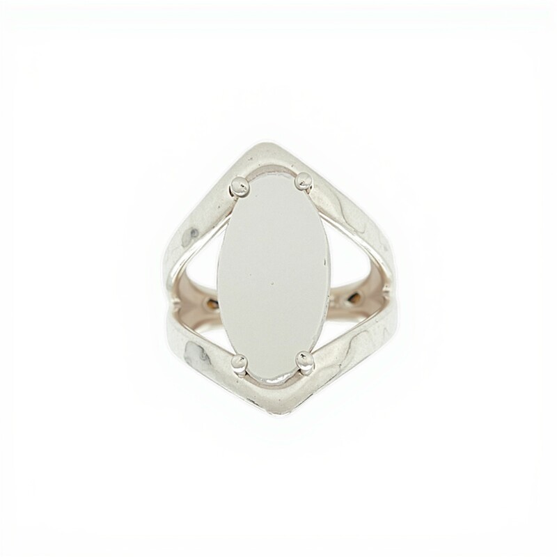 Anillo Almendra-Plata 925-Piedra Luna-AN3080 conpiedra