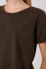 REMERA CROP HABANO Habano