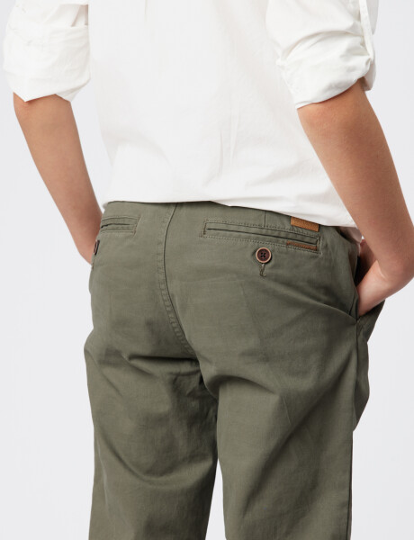 PANTALÓN CLÁSICO Verde