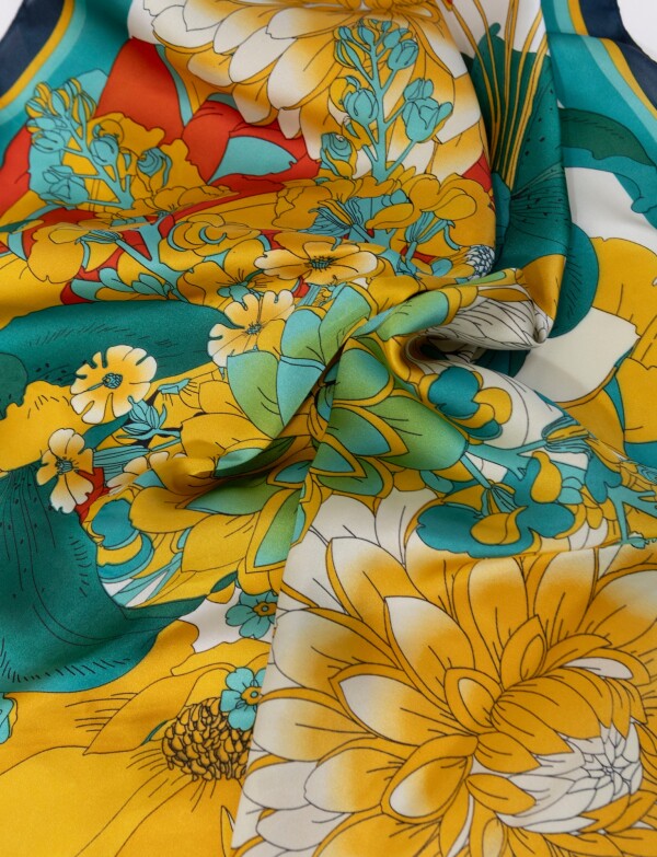Bandana Flores VERDE/MULTI