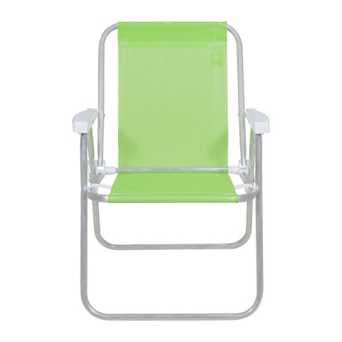 Silla Plegable de Aluminio 1 Posición VERDE