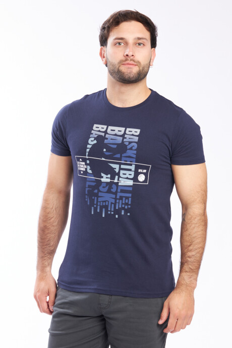 T-SHIRT BASKET 443 Navy