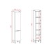 MUEBLE PANELEIRO PARA COCINA DOS PUERTAS SERIE VIV ALUMINIO KITS PARANA GAMAS DE BEIGE