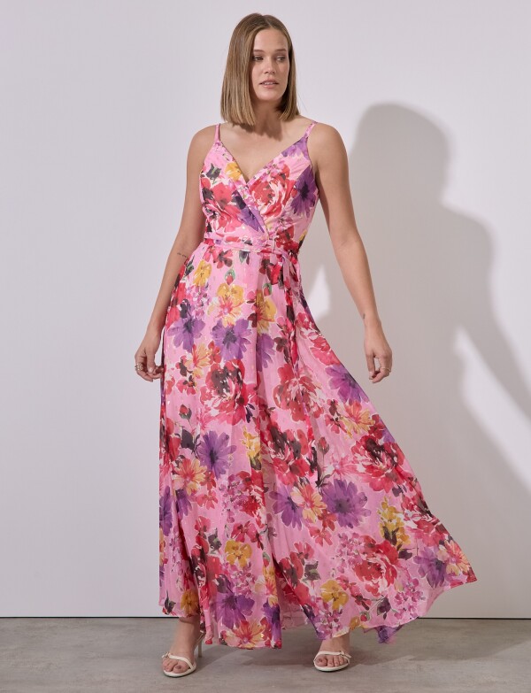 Vestido Maxi Summer ROSA/MULTI