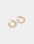 Aros Argollas Con strass Argollas Con Strass - Dorado