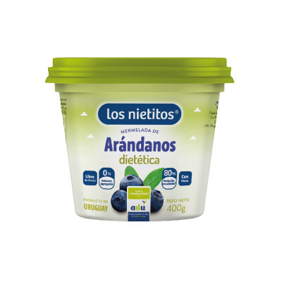 Mermelada De Arandanos Sin Azúcar Los Nietitos 400g Mer Arandano 0% Nietitos 400g