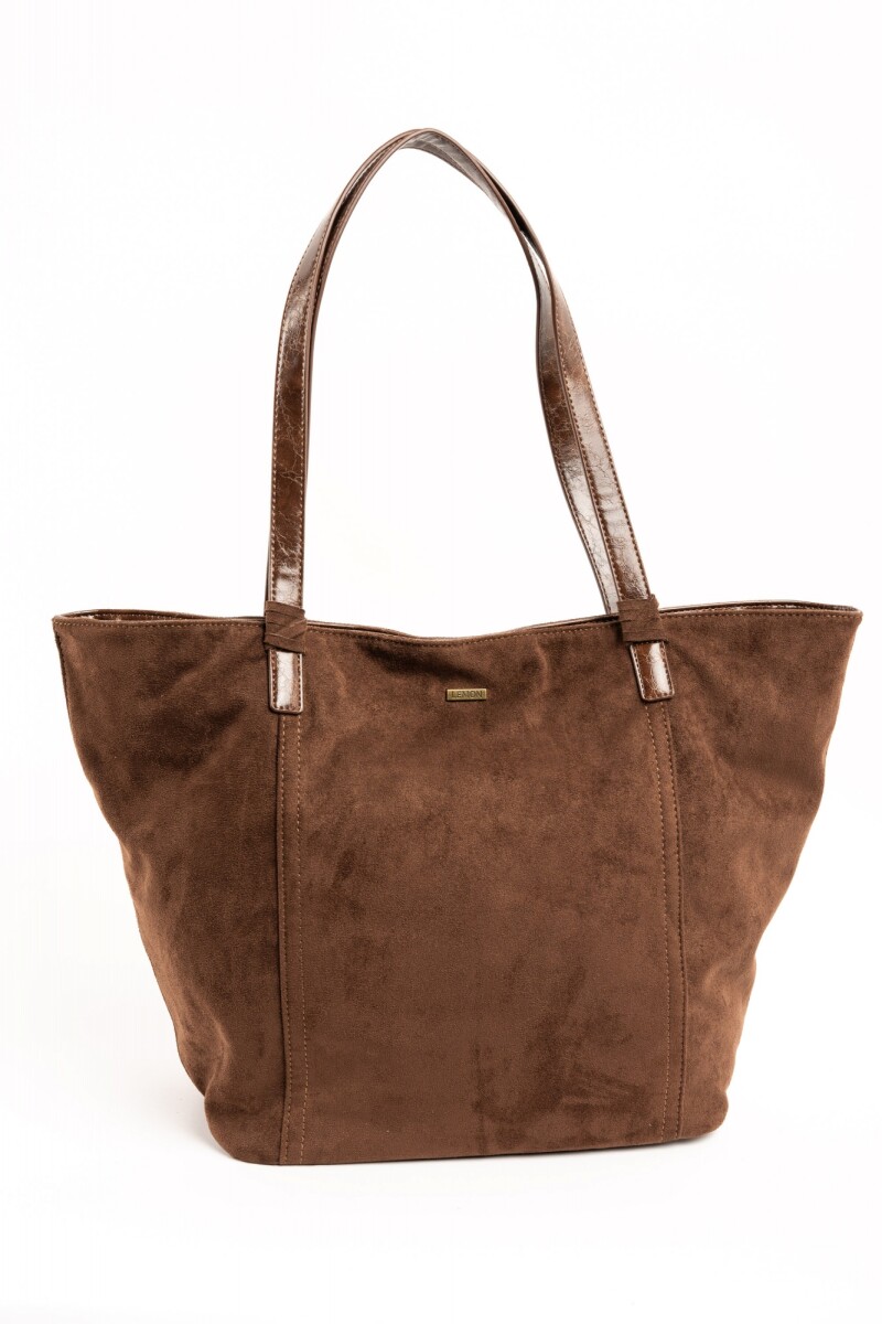 Travel Bag Gamuza Vegana Chocolate