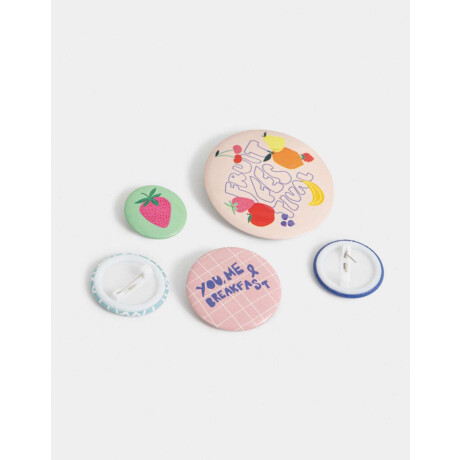 Set De Pins Island Trip Combinacion Multicolor