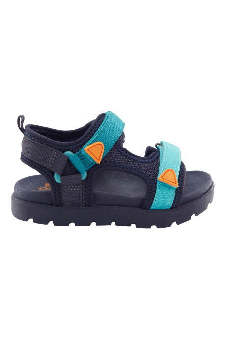 Sandalias casuales, azules Sin color