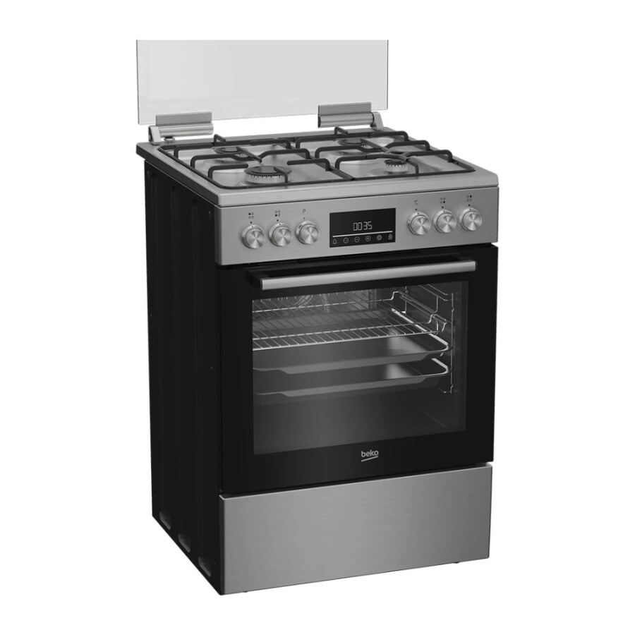 Cocina combinada 65L con grill 60cm Beko FBM 62330 DXS/ ETW Cocina combinada 65L con grill 60cm Beko FBM 62330 DXS/ ETW