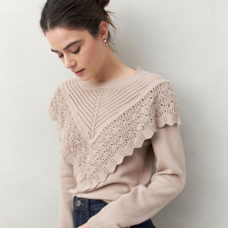 SWEATER SILVI Tostado