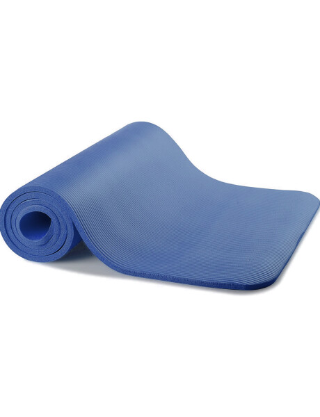 Colchoneta Yoga mat Pilates Gimnasia Fisioterapia 10mm Azul