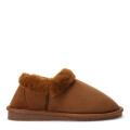 Zapatos de Mujer Lady Confort COSY tipo pantufla Marrón Camel Oscuro