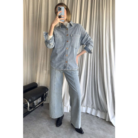 Camisa Nat Light Blue
