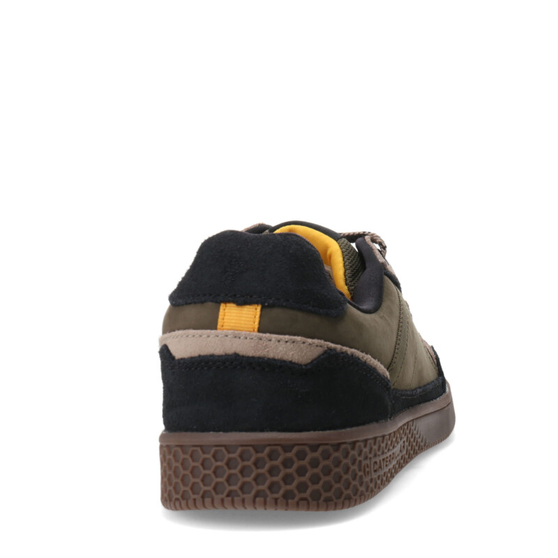 Championes de Hombre Caterpillar Pause Retro Leather Verde Oliva