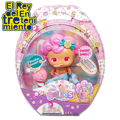 Muñeca Interactiva The Bellies 15 cm + Accesorios Shusha Sweet