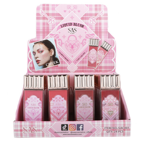 SAS Rubor liquido con aplicador 4 tonos Sas Rubor Liquido Con Aplicador 4 Tonos