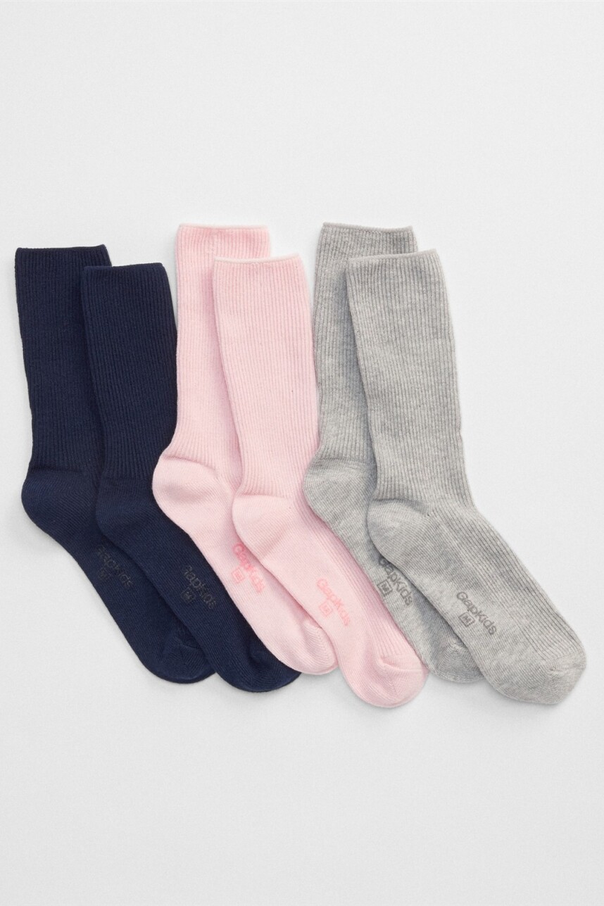 Medias Pack X 3 Niña Multi