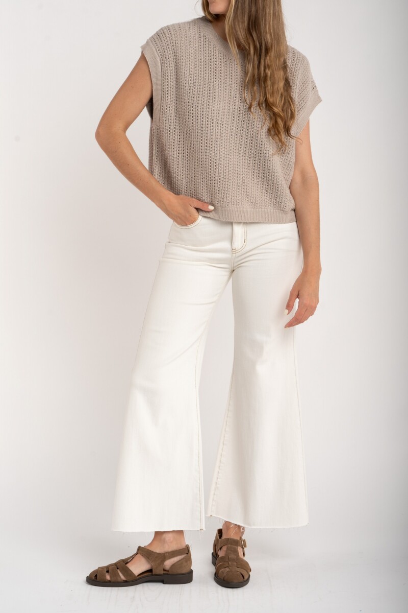 Chaleco Lurex Gris