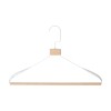 PERCHA MADERA/METAL BLANCO Unica