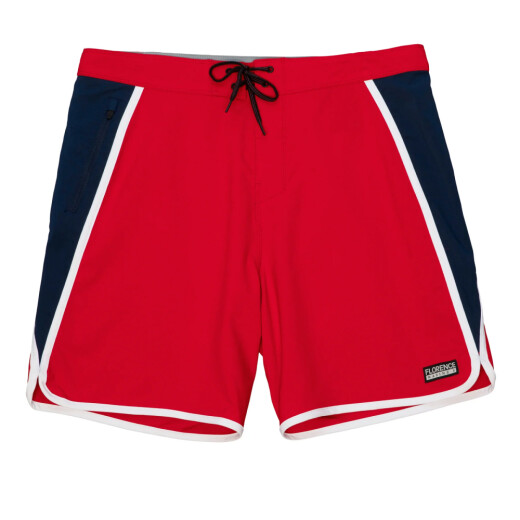 Boardshort Florence Marine X Block Boardshort - Rojo Boardshort Florence Marine X Block Boardshort - Rojo