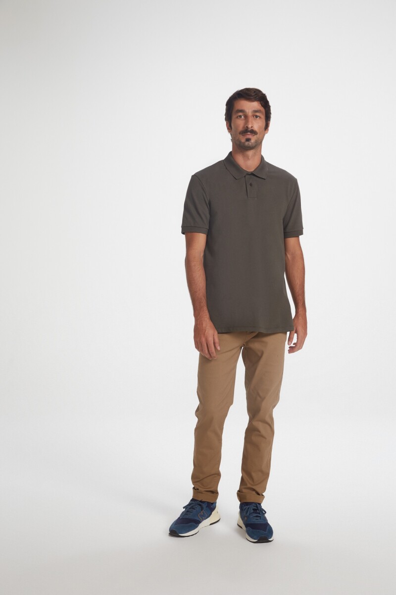 CAMISA POLO MM MASC - CINZA ESCURO 