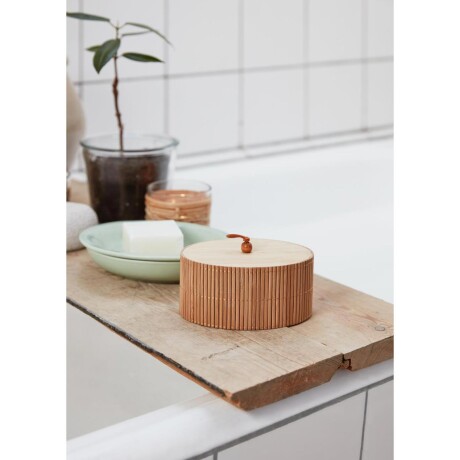 CAJA ORG OVAL BAMBÚ BAMBU NATURAL-BEIGE 1272