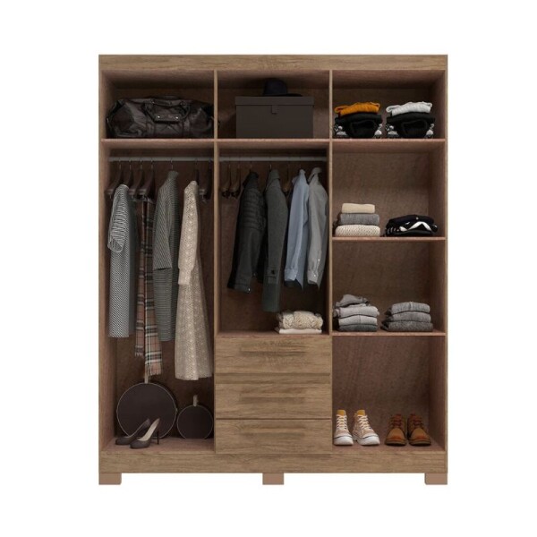 ROPERO 6 PUERTAS 3 CAJONES - RP3636 ROPERO 6 PUERTAS 3 CAJONES - RP3636