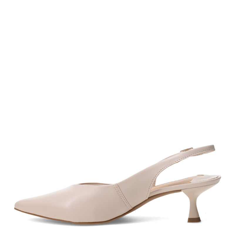 Zapatos de Mujer Bottero En Punta Con Tira Trasera Beige